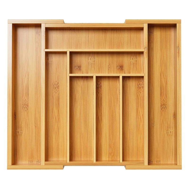 Expandable Bamboo Drawer Organizer