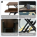 32 Inch Desk Converter Walnut