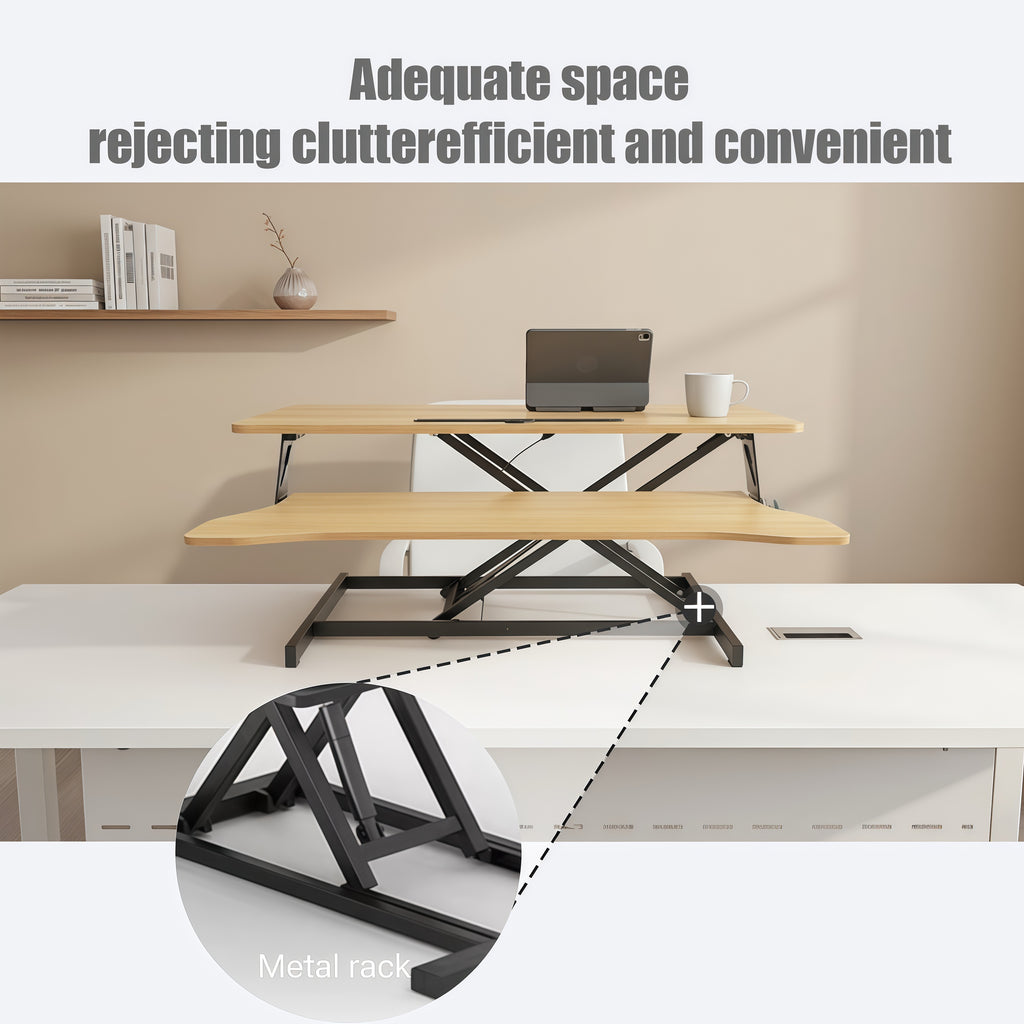 32 Inch Desk Converter Natural
