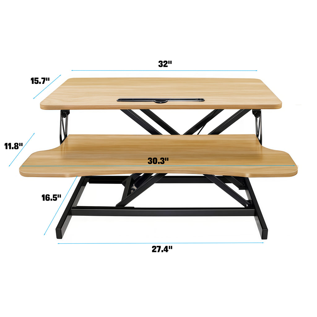32 Inch Desk Converter Natural