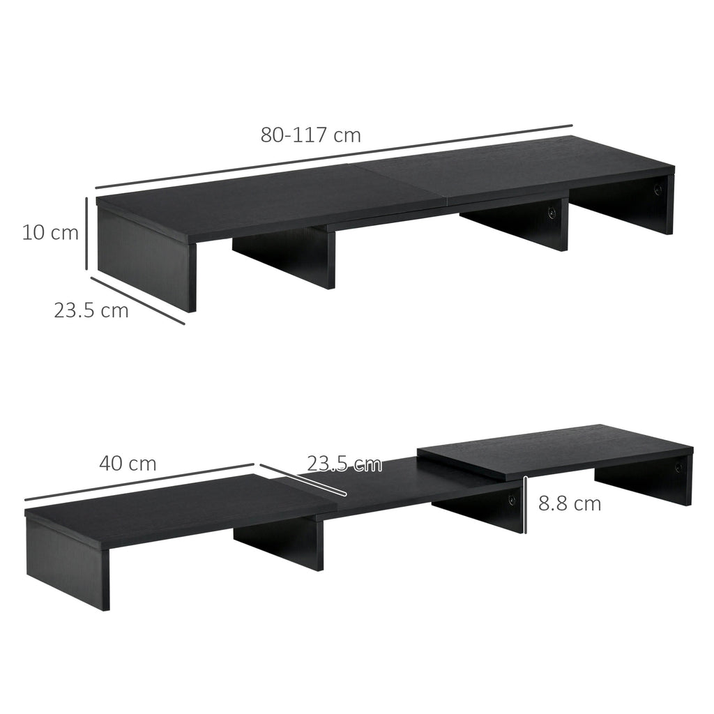 Vinsetto Dual Monitor Stand Riser
