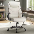 JHK Ergonomic Office Chair Heavy Duty Task Desk Chair with Flip-up Arms PU Leather Adjustable Swivel Rolling Gaming Chair